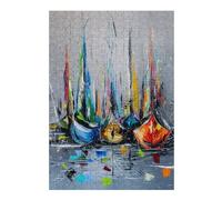 Puzzles pour Adolescents Waiting for Sailing Puzzles pour Adultes, Jouets, Décoration Murale, Cadeaux Et Idées Cadeaux Uniques pour Anniversaires 38x26cm/1000pcs
