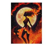 Puzzles pour Adolescents Walk Through The Fire Puzzles pour Adultes, Jouets, Décoration Murale, Cadeaux Et Idées Cadeaux Uniques pour Anniversaires 52x38cm/1000pcs