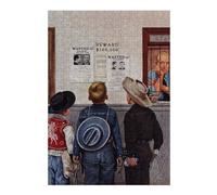 Puzzles pour Adolescents Wanted Puzzle Familial - Améliore La Mémoire - Cadeau d'anniversaire Et Cadeau Unique 38x26cm/1000pcs