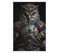 Puzzles pour Adolescents Warrior Owl Puzzles pour Adultes, Jouet, Décoration Murale, Décoration Intérieure, Défi À Réaliser 75x50cm/1000pcs