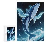 Puzzles pour Adolescents Whale Constellations Lighthouses Jeu De Puzzle Familial pour Adultes, Amusant Et Humoristique, Activités À Faire À La Maison, 300 PCS