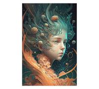 Puzzles pour Adolescents Whimsical Fantasy Portrait -3 Puzzles pour Adultes, Jouets Anti-Stress, Décoration Murale, Cadeaux De Noël Et d'anniversaire 75x50cm/1000pcs
