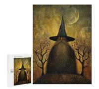 Puzzles pour Adolescents Whimsical Forest Wizard Jeu De Puzzle Familial pour Adultes, Amusant Et Humoristique, Activités À Faire À La Maison, 500 PCS