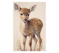 Puzzles pour Adolescents Whispering Woods Fawn's First Steps Puzzles pour Adultes - Jouets Anti-Stress - Décoration Parfaite - Cadeaux d'anniversaire Uniques 75x50cm/1000pcs