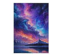 Puzzles pour Adolescents Wild Colorful Sky Puzzles pour Adultes, Jeu De Réflexion, Décoration Intérieure, pour Toute La Famille 38x26cm/1000pcs