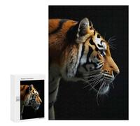 Puzzles pour Adolescents Wild Tiger Portrait Puzzle Adulte - Décoration Murale - Découpe De Précision pour Les Gamers 300 PCS