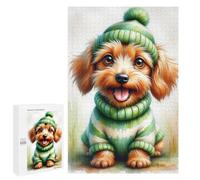 Puzzles pour Adolescents Winter Warmth for Pups Casse-têtes pour Adolescents - Jeu De Réflexion - Améliore La Mémoire - Cadeaux De Noël Et d'anniversaire