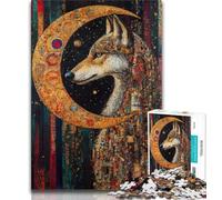 Puzzles pour Adolescents Wolf Art 1000 pièces pour Adolescents, Jeux éducatifs, décoration d'intérieur, Cadeau d'anniversaire, Cadeaux, Art Mural (Taille 75x50cm)