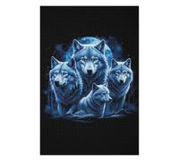 Puzzles pour Adolescents Wolf Pack Puzzles pour Adultes, Jouets À Monter Soi-même, Décoration Parfaite, Interaction Parent-Enfant 75x50cm/1000pcs