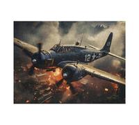 Puzzles pour Adolescents World War II Aircraft in Action Puzzle pour Adultes - Jeu Manuel - Découpe De Précision - Idéal pour Un Anniversaire Ou Noël 1000pcs(52x38cm)