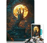 Puzzles pour Adolescents Zombies dans la Tombe Puzzles pour Adultes 1000 pièces, Jouets éducatifs et éducatifs pour la Famille, renforcent l'amour Entre Les Couples 26x38cm