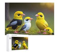 Puzzles pour Adolescents1000 PCS Brightly Colored Birds on Moss Puzzles pour Adultes, Jeux Amusants Et Anti-Stress, À Offrir en Cadeau À Toute La Famille 1000 PCS