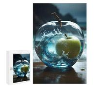 Puzzles pour Adolescents1000 PCS Glass Apple Ocean Puzzles pour Adultes Jeu Manuel Améliore La Mémoire Cadeaux d'anniversaire Uniques 1000 PCS