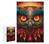 Puzzles pour Adolescents1000 PCS Magical Owl Artwork -1 Puzzles pour Adultes, Jeux Amusants Et Anti-Stress, À Offrir en Cadeau À Toute La Famille 1000 PCS