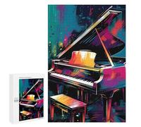 Puzzles pour Adolescents1000 PCS Piano Instrument Puzzles pour Adultes Jeux Relaxants Décoration Murale Cadeaux d'anniversaire Uniques 1000 PCS