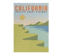 Puzzles pour Adolescents1000pcs(38x26cm) California Pacific Coast Puzzles pour Adultes Jeu Familial Cadeaux pour Femmes Aide À Stimuler Le Cerveau 1000pcs(38x26cm)