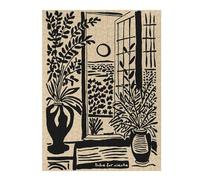 Puzzles pour Adolescents1000pcs(52x38cm) Dolce Far Niente Window with Plants Puzzles pour Adultes Jeu Familial Découpe De Précision Stimule Le Cerveau 1000pcs(52x38cm)