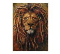 Puzzles pour Adolescents1000pcs(52x38cm) Rastafari Lion Jamaica Puzzles pour Adultes Jeu Familial Découpe De Précision Stimule Le Cerveau 1000pcs(52x38cm)