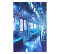 Puzzles pour Adolescents1000pcs(75x50cm) Anime Inside The Train Puzzles pour Adultes Jeu Familial Découpe De Précision Stimule Le Cerveau 1000pcs(75x50cm)