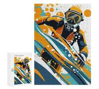 Puzzles pour Adolescents300 PCS Diver Colorful Puzzles pour Adultes Jeux Relaxants Décoration Murale Cadeaux d'anniversaire Uniques 300 PCS