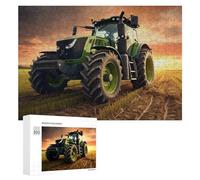 Puzzles pour Adolescents300 PCS Modern Farm Tractor at Sunset Puzzles pour Adultes, Jeux Amusants Et Anti-Stress, À Offrir en Cadeau À Toute La Famille 300 PCS