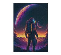 Puzzles pour Adolescents38x26cm/1000pcs Astronaut on Alien Planet -3 Casse-têtes pour Adultes - Jeu De Réflexion - Défi Difficile pour Anniversaire, Noël 38x26cm/1000pcs