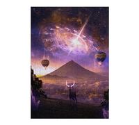 Puzzles pour Adolescents38x26cm/1000pcs Galactic Deer Dreamscape -2 Casse-têtes pour Adultes - Jeu De Réflexion - Défi Difficile pour Anniversaire, Noël 38x26cm/1000pcs