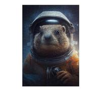 Puzzles pour Adolescents38x26cm/1000pcs Otter in Space Suit Casse-têtes pour Adultes - Jeu De Réflexion - Défi Difficile pour Anniversaire, Noël 38x26cm/1000pcs