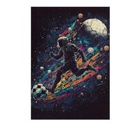 Puzzles pour Adolescents38x26cm/1000pcs Space Soccer Odyssey Casse-têtes pour Adultes - Jeu De Réflexion - Défi Difficile pour Anniversaire, Noël 38x26cm/1000pcs