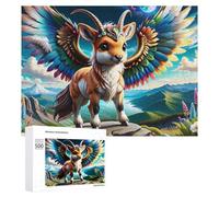 Puzzles pour Adolescents500 PCS Fantasy Mythical Creature Wings Puzzles pour Adultes, Jeux Amusants Et Anti-Stress, À Offrir en Cadeau À Toute La Famille 500 PCS