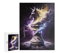 Puzzles pour Adolescents500 PCS Magical Chess Piece Unleashed Puzzles pour Adultes, Jeux Amusants Et Anti-Stress, À Offrir en Cadeau À Toute La Famille 500 PCS