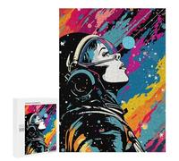 Puzzles pour Adolescents500 PCS Space Collage Pop Art Puzzles pour Adultes Jeux Relaxants Décoration Murale Cadeaux d'anniversaire Uniques 500 PCS