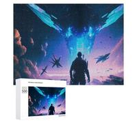 Puzzles pour Adolescents500 PCS Space Odyssey The Final Journey Puzzles pour Adultes, Jeux Amusants Et Anti-Stress, À Offrir en Cadeau À Toute La Famille 500 PCS