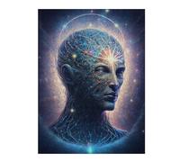 Puzzles pour Adolescents52x38cm/1000pcs Esoteric Zen Universe V3 Puzzles pour Adultes, Jouets Anti-Stress pour Améliorer La Mémoire, Cadeau d'anniversaire Ou De Noël 52x38cm/1000pcs