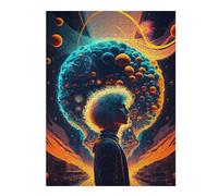 Puzzles pour Adolescents52x38cm/1000pcs Neurodiversity in Art A Visual Exploration Casse-têtes pour Adultes - Jeu De Réflexion - Défi Difficile pour Anniversaire, Noël 52x38cm/1000pcs