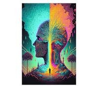 Puzzles pour Adolescents75x50cm/1000pcs Gate to The Multiverse Casse-têtes pour Adultes - Jeu De Réflexion - Défi Difficile pour Anniversaire, Noël 75x50cm/1000pcs