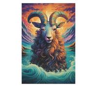 Puzzles pour Adolescents75x50cm/1000pcs Oceanic Ram Majesty Casse-têtes pour Adultes - Jeu De Réflexion - Défi Difficile pour Anniversaire, Noël 75x50cm/1000pcs