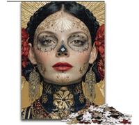 Puzzles pour Ados 1000 pièces Crânes mexicains, entraînez Votre Cerveau et Vos Mains Cadeaux d'anniversaire et Cadeaux Uniques pour Les 14 Ans et Plus (Taille 26x38cm)