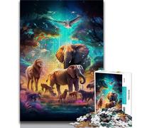 Puzzles pour Adultes 1 000 Animaux africains, idéal comme Cadeau pour Toute la Famille (Taille 38x26cm)