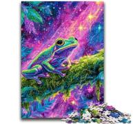 Puzzles pour Adultes 1 000 Grenouilles sur Un Arbre Un défi à relever, mais Amusant et Humoristique Cadeau d'anniversaire, décoration Murale, 26x38cm