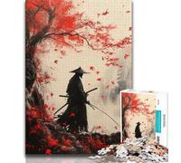 Puzzles pour Adultes 1 000 Jeux de Guerriers Ninja Japonais pour Adolescents, idéal comme Cadeau pour Toute la Famille à partir de 14 Ans (Taille 75x50cm)