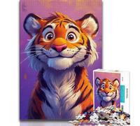 Puzzles pour Adultes 1 000 Jeux de Tigres fantastiques pour Adolescents, Cadeau Amusant et activité pour la Maison, Jouet pour Les Jours de Pluie (Taille 38x26cm)