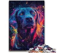 Puzzles pour Adultes 1 000 Labradors Galaxy à partir de 14 Ans, Jeu de réflexion idéal pour Adultes et Adolescents 50x75cm