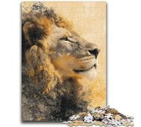 Puzzles pour Adultes 1 000 Lions, Difficiles à compléter, Amusants et Humoristiques, Cadeaux d'anniversaire et Cadeaux Uniques, 26x38cm