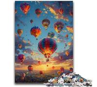 Puzzles pour Adultes 1 000 montgolfières, Peinture à l'huile, Difficiles à réaliser, mais Amusants et Humoristiques, Cadeaux d'anniversaire et Cadeaux Uniques, 50x75cm