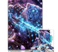 Puzzles pour Adultes 1 000 mystérieux Puzzles Ninja samouraïs pour Adolescents, Jeux Amusants en Famille, idéal comme Cadeau pour Toute la Famille (Taille 75x50cm)