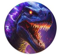 Puzzles pour Adultes, 1 000 pièces, Dinosaures éclair, Jeu d'activités familiales Stimulant, décoration Murale (67,5x67,5cm)