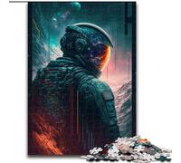 Puzzles pour Adultes : 1 000 pièces du dernier Astronaute, Un Casse-tête Stimulant pour Les Adolescents et Les familles (Taille : 26 x 38 cm)