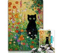 Puzzles pour Adultes 1 000 pièces Motif Chat pour Adolescents pour entraîner Votre Cerveau et Vos Mains Cadeau d'anniversaire Cadeaux (50x75cm)