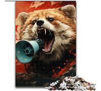 Puzzles pour Adultes, 1 000 pièces, Puzzle Panda Roux coloré, Jeu de réflexion pour Adolescents, pour Une soirée de Jeux en Famille (Taille : 26x38cm)